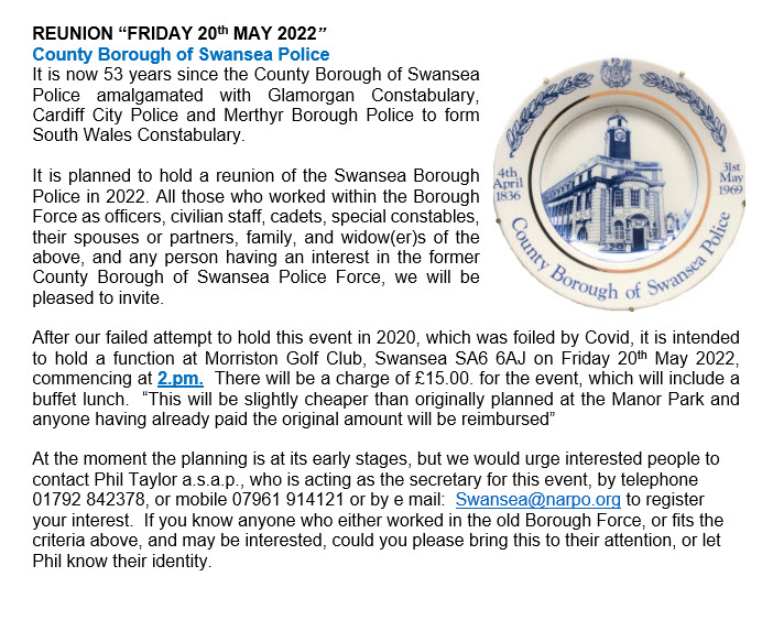 Swansea Borough Reunion 2022